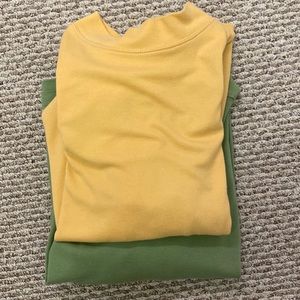 Two mock turtlenecks as a bundle size 1X Christopher and banks.